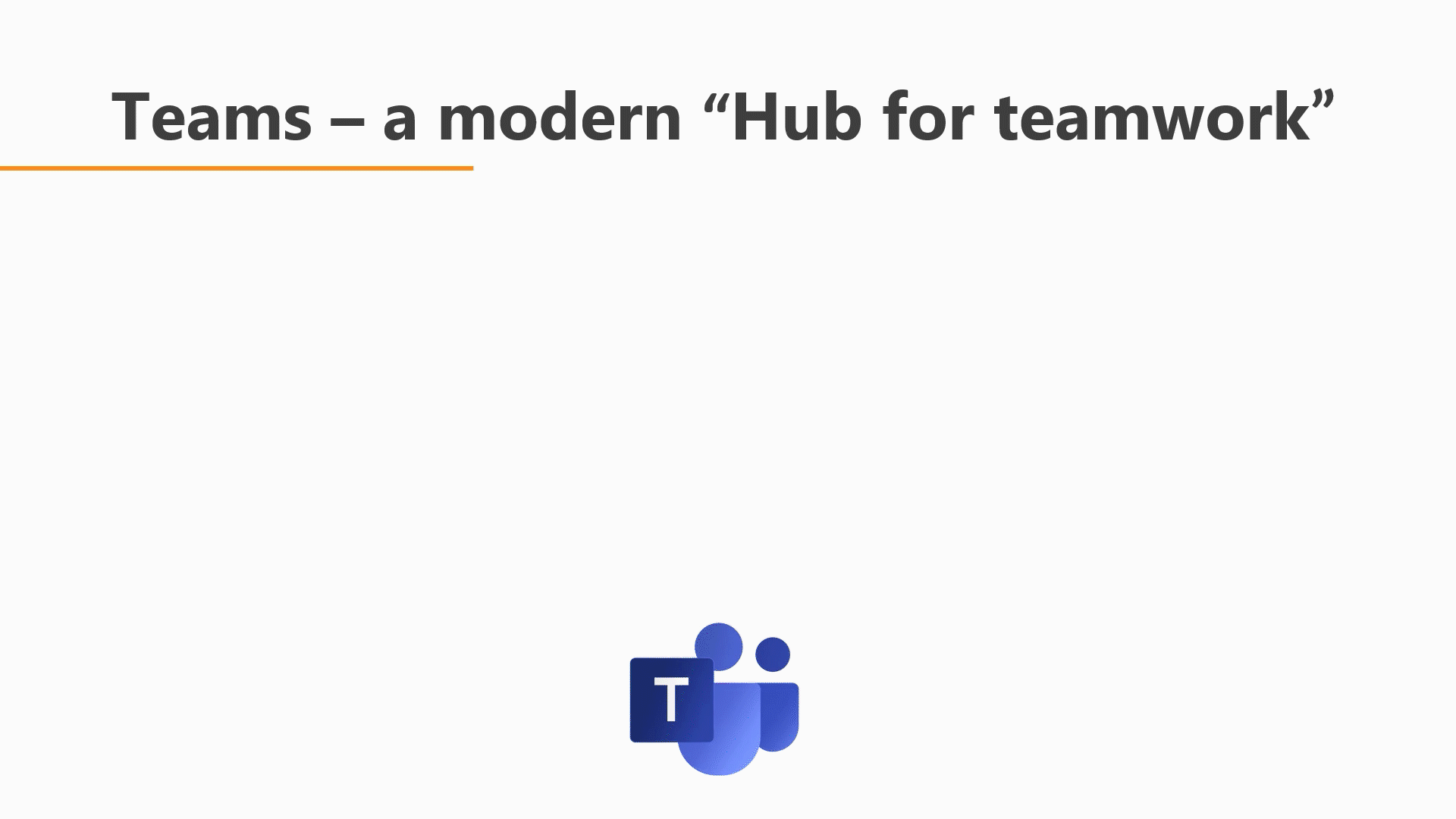 Teams là hub cho teamwork