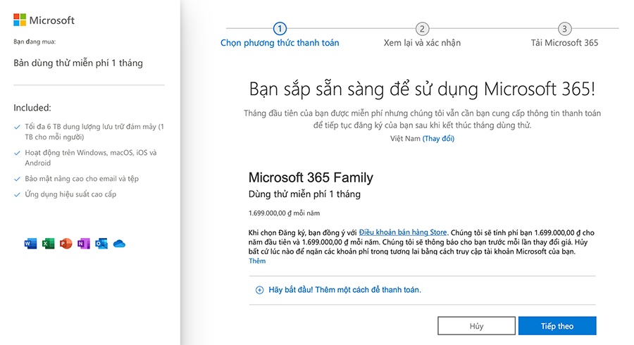 Cách dùng Microsoft 365 miễn phí