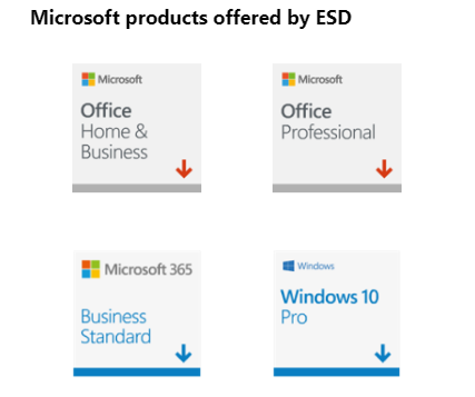 Bản quyền ESD của Microsoft