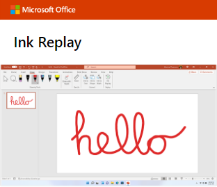 Microsoft Office 2021 - Ink Reply