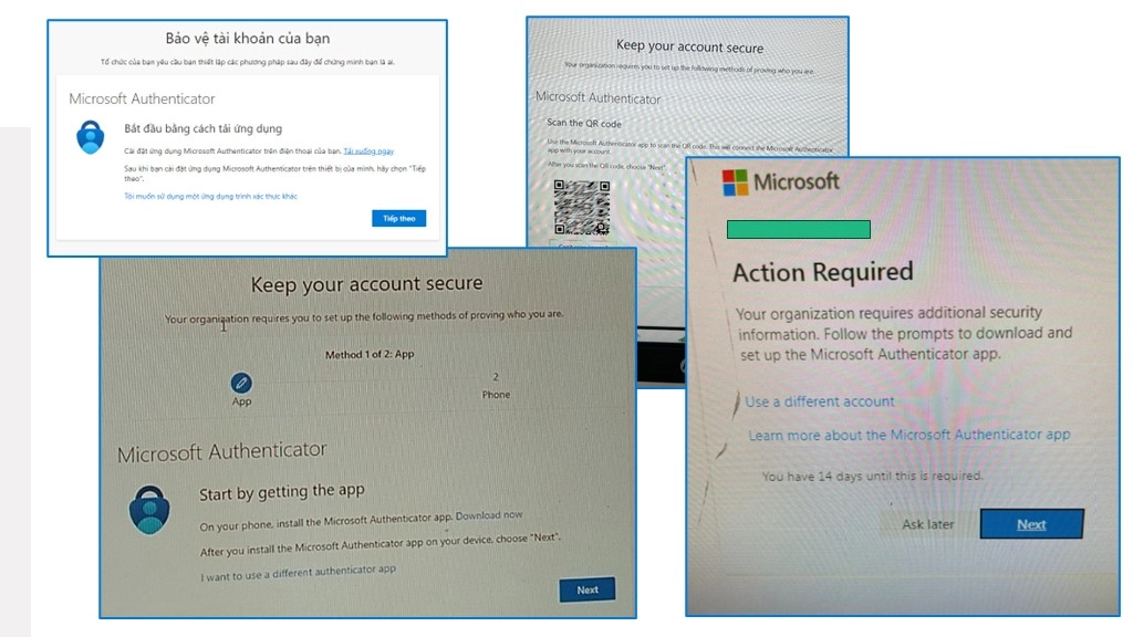 Bảo vệ tài khoản của bạn với Microsoft Authenticator