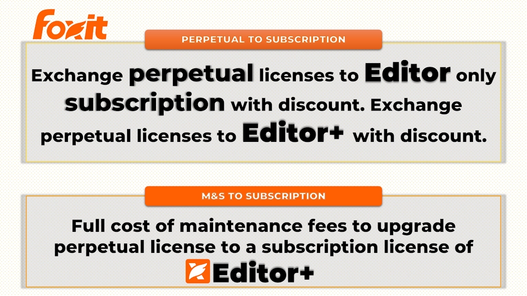 Mua bản quyền Foxit Editor chiết khấu từ 40% đến 70%