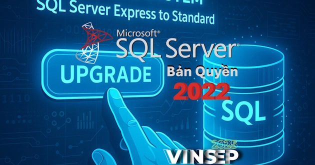 Nâng cấp SQL SERVER EXPRESS lên STANDARD bản quyền chính hãng