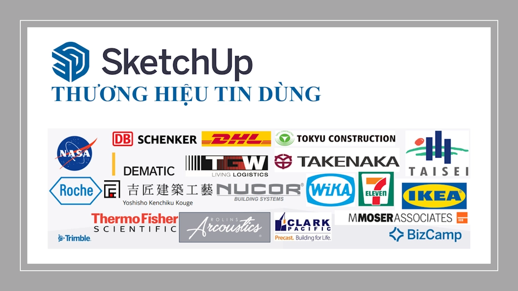 Top Khách Hàng mua bản quyền SketchUp 2025