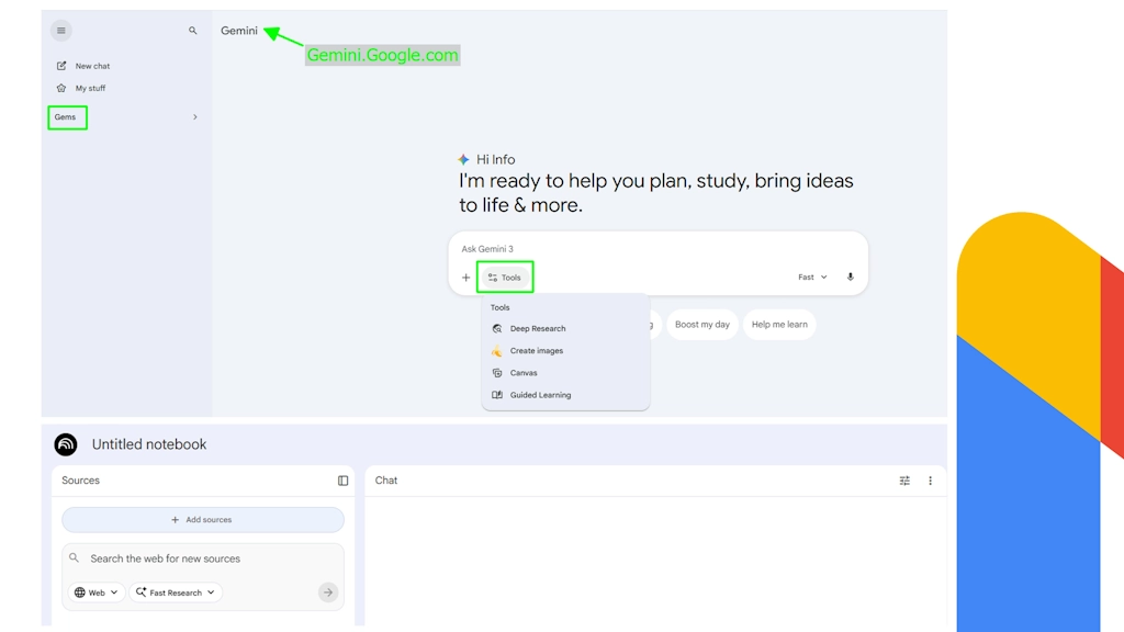 Công cụ AI có trong Google Workspace