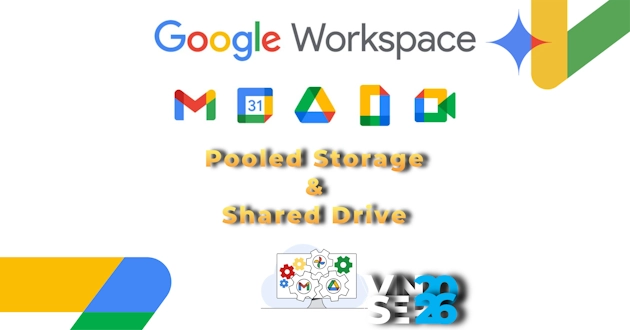 Pooled Storage và Shared Drive Google Workspace Business